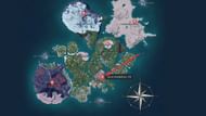 Zoe and Grizzbolt's location (Image via Pocket Pair)